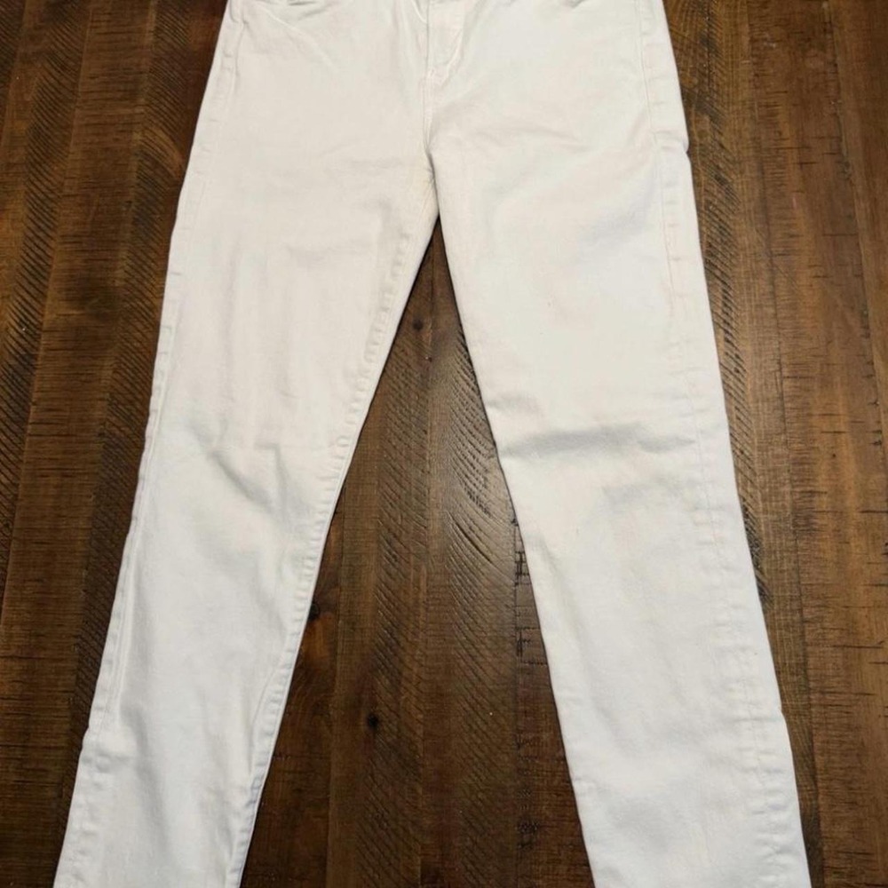 CITIZENS OF HUMANITY ROCKET CROP HIGH RISE SKINNY JEANS SZ 29 WHITE MADE IN USA